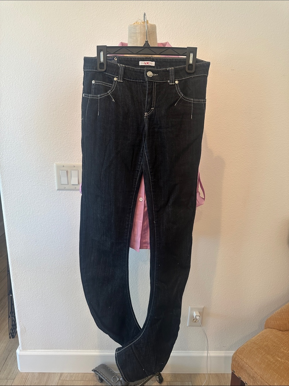 Versace Women's Skinny Jeans in Dark denim